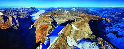 Panorama View of Glarner Berger